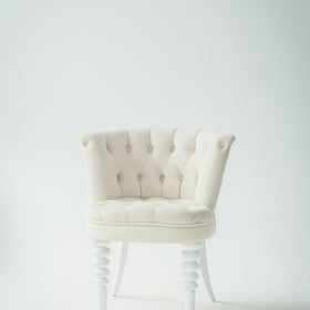 Opulent Ivory Classic Chair